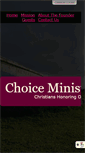 Mobile Screenshot of choiceministries.org