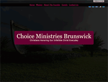 Tablet Screenshot of choiceministries.org